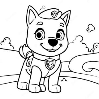 Chase Paw Patrol Inkleurblad 828-903