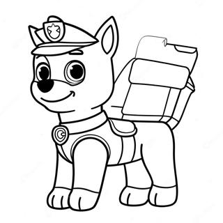 Chase Paw Patrol Inkleurblad 828-904