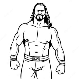 Wwe Superstar Aksie Pose Inkleurblad 82985-24385