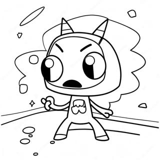 Invader Zim Inkleurblad 83061-24443