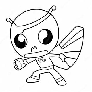 Invader Zim Met Sy Irken Uniform Inkleurblad 83065 24458