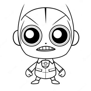 Invader Zim Met Sy Irken Uniform Inkleurblad 83065 24459