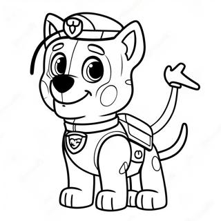 Paw Patrol Inkleurbladsye