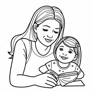 Kreatiewe Ma En Dogter Inkleurblad 83320 24658