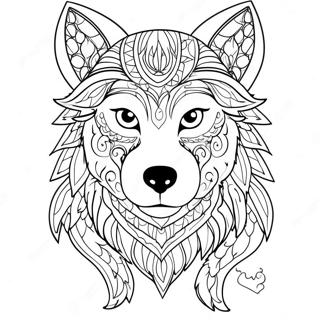 Mitologiese Wolf Inkleurblad 83341-24663