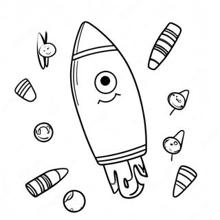 Schattige Kleurpotlood Karakter Inkleurblad 83626-24897