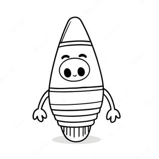 Schattige Kleurpotlood Karakter Inkleurblad 83626-24899