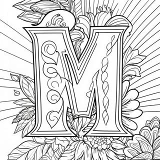 Vaste Letter V Inkleurblad 83678-24942
