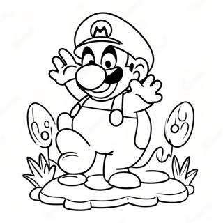 Super Mario 3d Wereld Inkleurblad 84725-25745