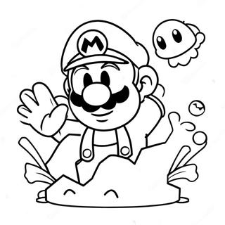 Super Mario 3d Wereld Inkleurblad 84725-25747