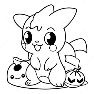 Pokemon Halloween Inkleurblad 84929-25906