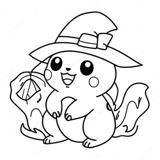 Pokemon Halloween Inkleurblad 84929-25990