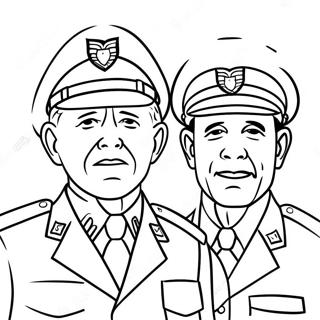 Eerbare Veteranen Inkleurblad 84957-26023