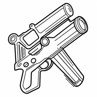 Nerf Geweer Met Darts Inkleurblad 85110 26143