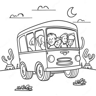 Opwindende Laaste Dag Van Skool Avontuur Inkleurblad 85651-26564