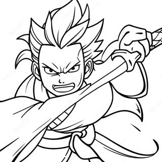 Rengoku In Gevegshouding Inkleurblad 85724-26609