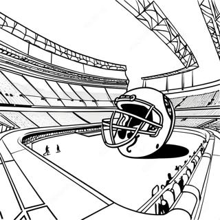 Raiders Stadion Toneel Inkleurblad 86162-26962