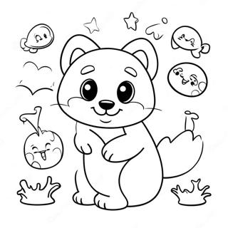 Keurige Dier Kalender Inkleurblad 86186-26979