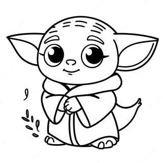 Baba Yoda Inkleurbladsye