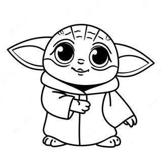 Oulike Baba Yoda Met Groot Oe Inkleurblad 8651-2483