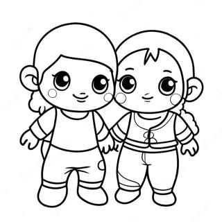 Oulike Avatar Vriende Inkleurblad 86904-27541