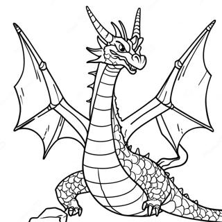 King Ghidorah Inkleurbladsye