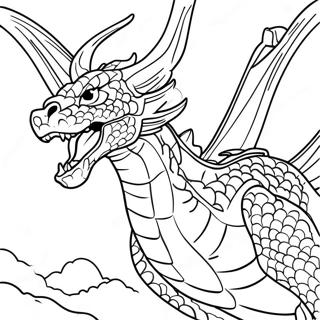 Majestueuse Koning Ghidorah Inkleurblad 86953-27574