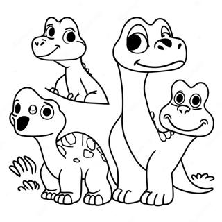 Littlefoot En Vriende Inkleurblad 87082-27673