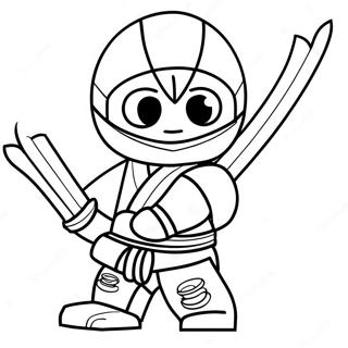 Kai Ninjago Inkleurblad 87233-27782