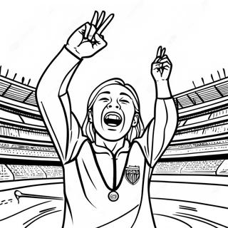 Haaland Vier N Oorwinning Inkleurblad 87340-27876