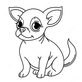 Chihuahua Inkleurbladsye