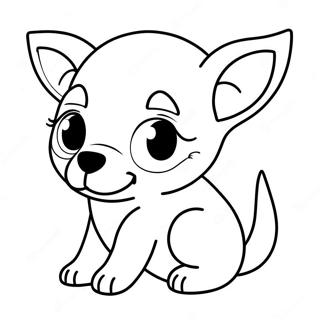 Oulike Chihuahua Welpie Inkleurblad 87492-27986