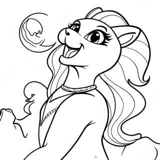 Clawdeen Wolf Wat Na Die Maan Huil Inkleurbladsy 87878-28295