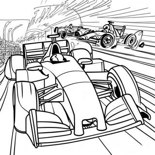 Vinige Formule 1 Renmotor Inkleurblad 88006-28385