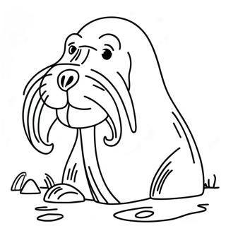 Walrus Inkleurbladsye