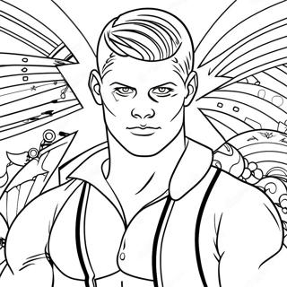 Cody Rhodes Inkleurbladsye