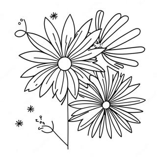 Sprankelende Vuurwerke In Die Lug Inkleurblad 88495-28948