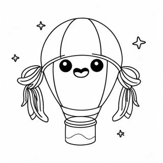 Kleurvolle Kleuterskool Afstudeer Ballon Inkleurblad 88676-29089