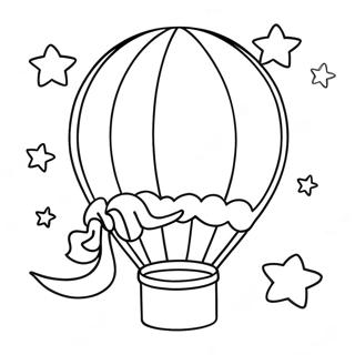 Kleurvolle Kleuterskool Afstudeer Ballon Inkleurblad 88676-29091