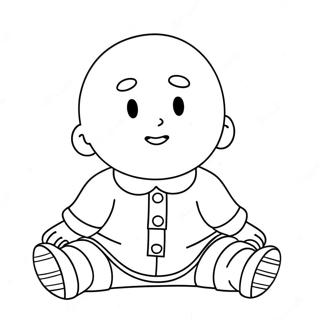 Caillou Inkleurbladsye