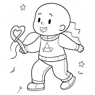 Avontuurlike Caillou Inkleurblad 88880-29242