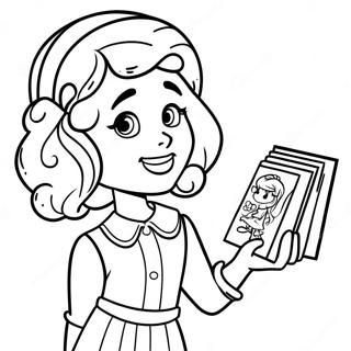 Grappige Dork Diaries Karakter Inkleurblad 88983-29318