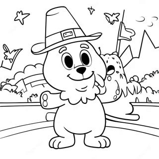 Bluey In N Danksegging Parade Inkleurblad 89012 29350