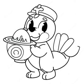 Bluey In N Danksegging Parade Inkleurblad 89012 29352