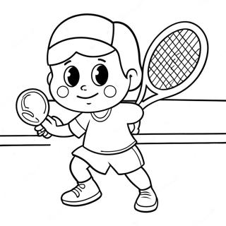 Tennis Inkleurbladsye