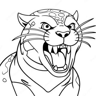 Kragvolle Predator Wat Brul Inkleurblad 89346 29611