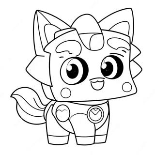 Unikitty Inkleurblad 89368-29613