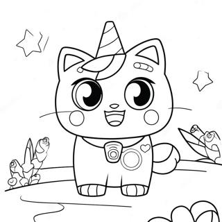 Unikitty Inkleurblad 89368-29615