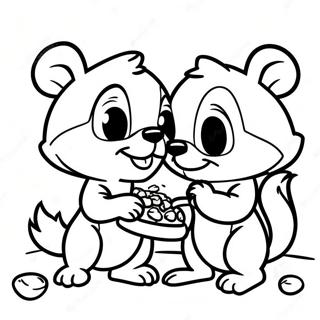 Chip En Dale Eet Neute Inkleurblad 89526-29751