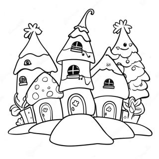 Kleurvolle Whoville Huise Inkleurblad 89886-30017